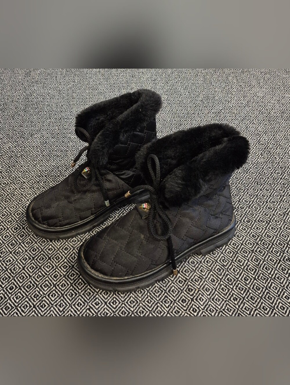 Kurt Geiger London Youth Mini Orson Puffer Boots Size 3